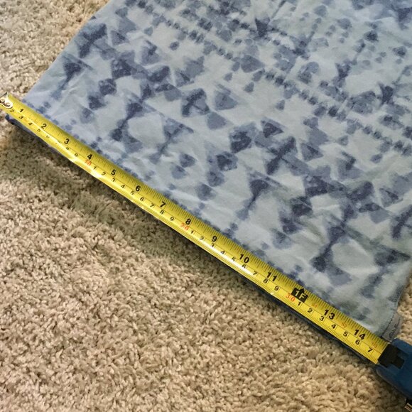 Blue Stretchy Jersey Abstract Tie Dye Tank Top - Picture 8 of 14